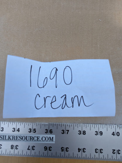 King's Silk Velvet Cream Buttery White Radiance Highest Quality Heavy 39,000+ martindale MSRP USD 728/Yard