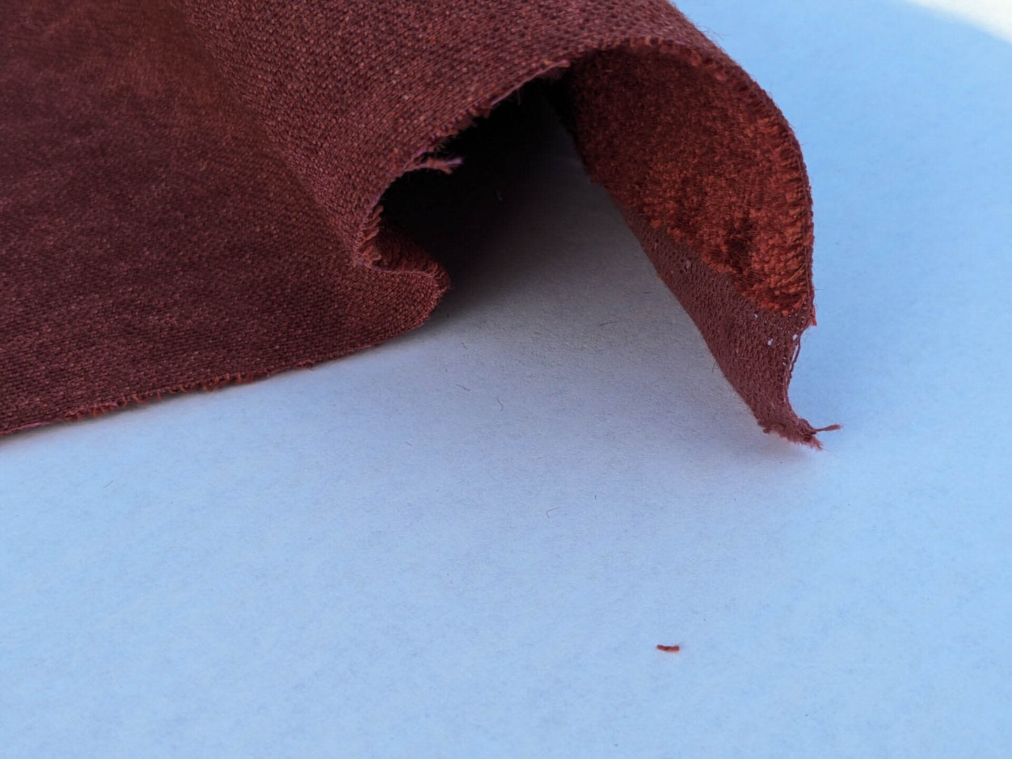 Mohair &amp; Silk Velvet Seaweed Texture In Deep Wine Red Burgundy Heavy Duty