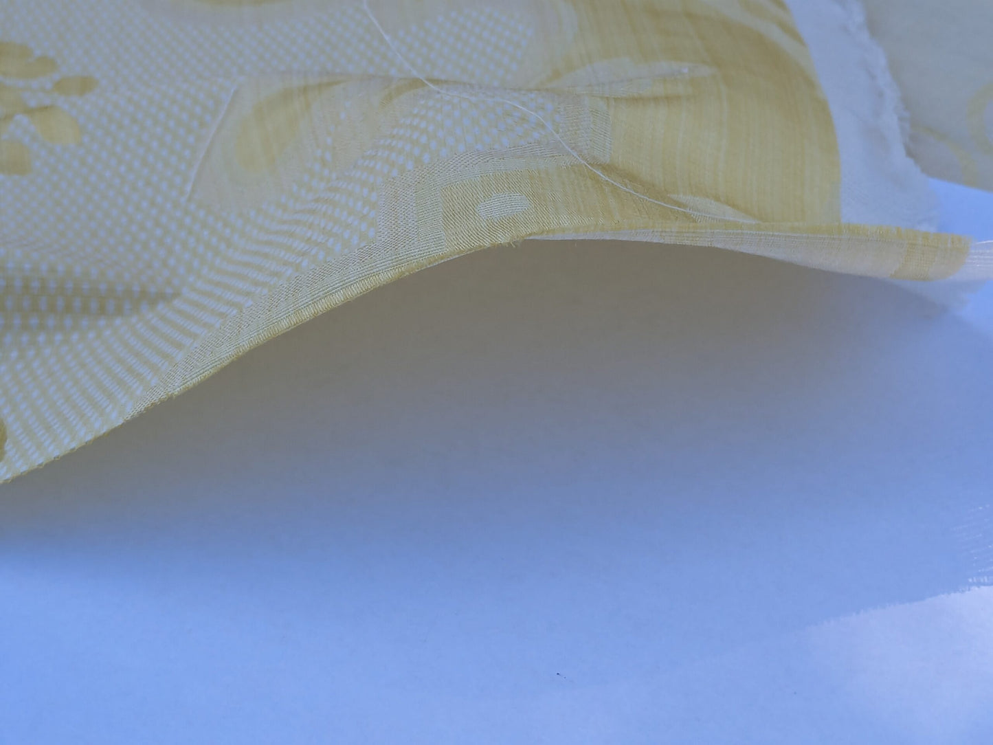 Scalamandre Kilfane Lemon Yellow Acanthus Renaissance Silk Lampas MSRP USD 390/y