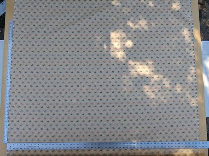 By Yd Kravet Zoology Weave Cotton Spring Animals Bunny Frog Elephant Snail Green Blue Pink on Tan MSRP USD 142/Y