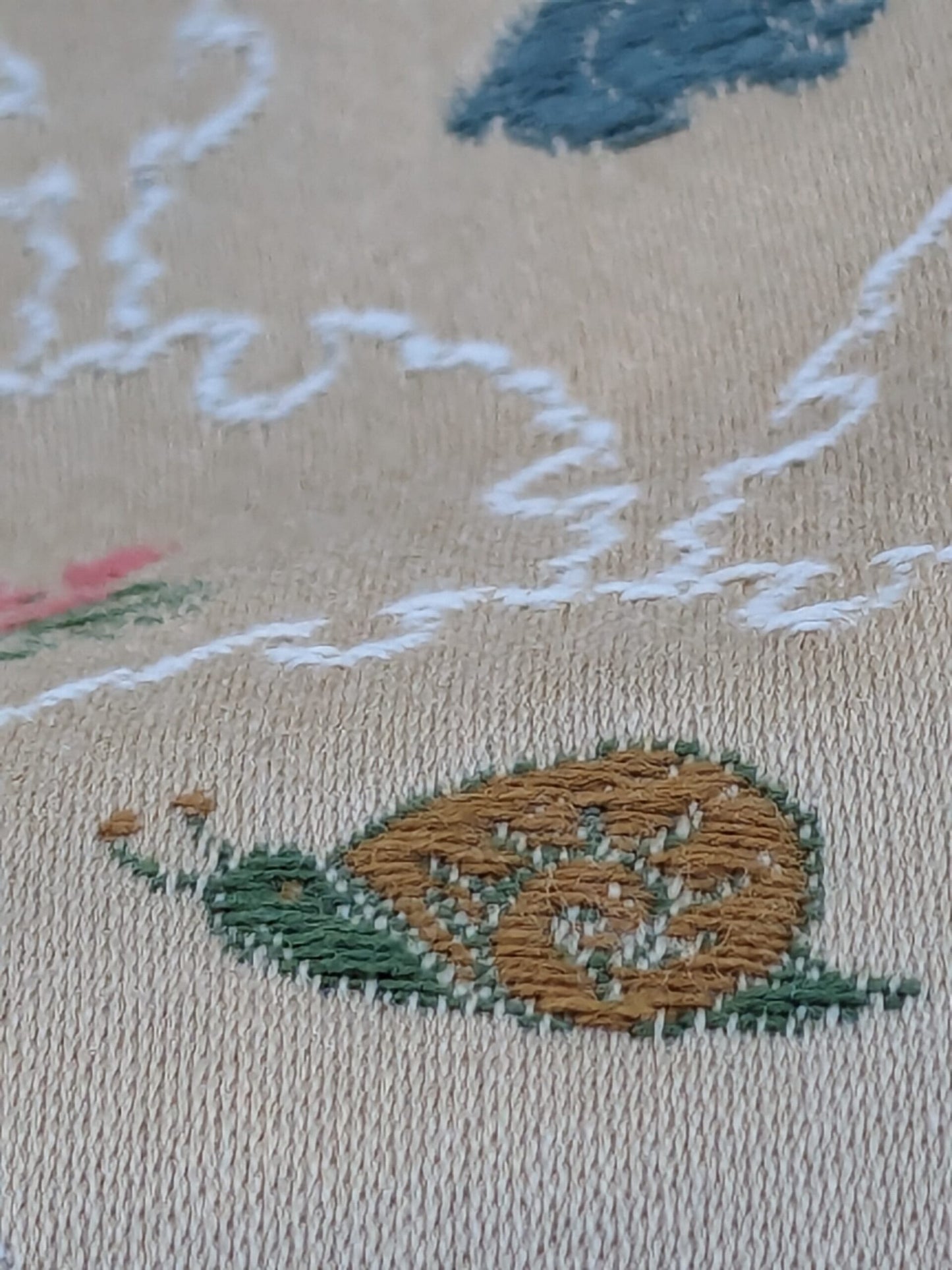 By Yd Kravet Zoology Weave Cotton Spring Animals Bunny Frog Elephant Snail Green Blue Pink on Tan MSRP USD 142/Y