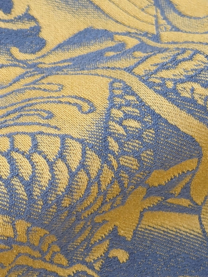 2 EV35 Length 2.8y Jean Paul Gaultier Komodo Gold Blue Chinoiserie Fish Dragon Bird Animal MSRP USD 772/y