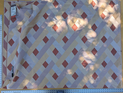 6 EV35 Length 2.5y Lelievre Scala M1 Poudre White Yellow Diamond Geometric Jacquard MSRP USD 500+/y