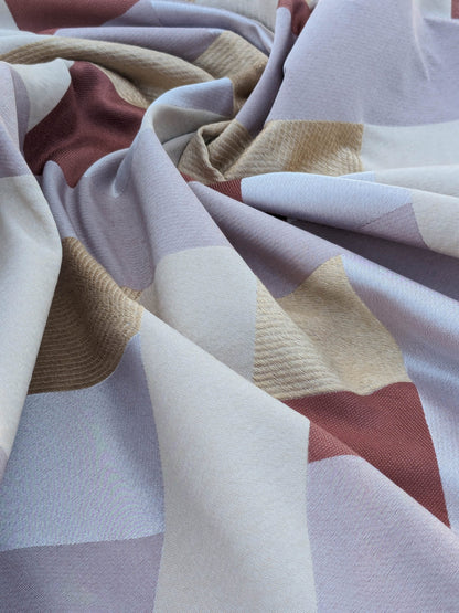 6 EV35 Length 2.5y Lelievre Scala M1 Poudre White Yellow Diamond Geometric Jacquard MSRP USD 500+/y