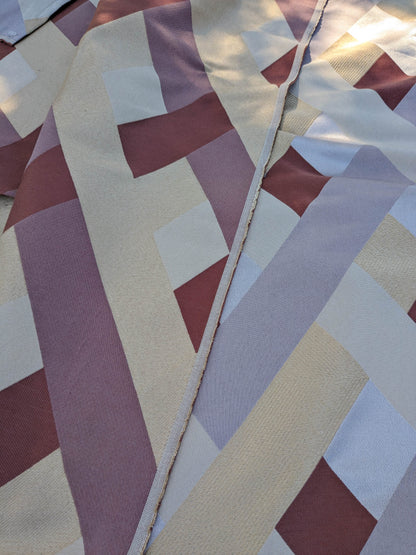 6 EV35 Length 2.5y Lelievre Scala M1 Poudre White Yellow Diamond Geometric Jacquard MSRP USD 500+/y