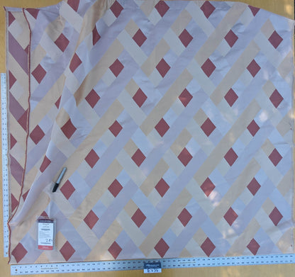 15 EV35 Length 2.8y Lelievre Scala M1 Poudre White Yellow Diamond Geometric Jacquard MSRP USD 500+/y