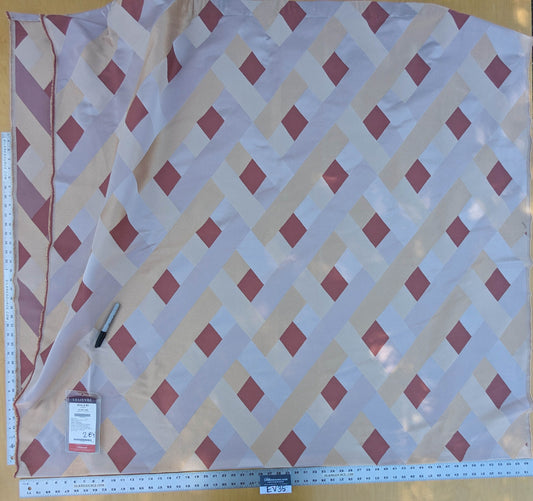 15 EV35 Length 2.8y Lelievre Scala M1 Poudre White Yellow Diamond Geometric Jacquard MSRP USD 500+/y