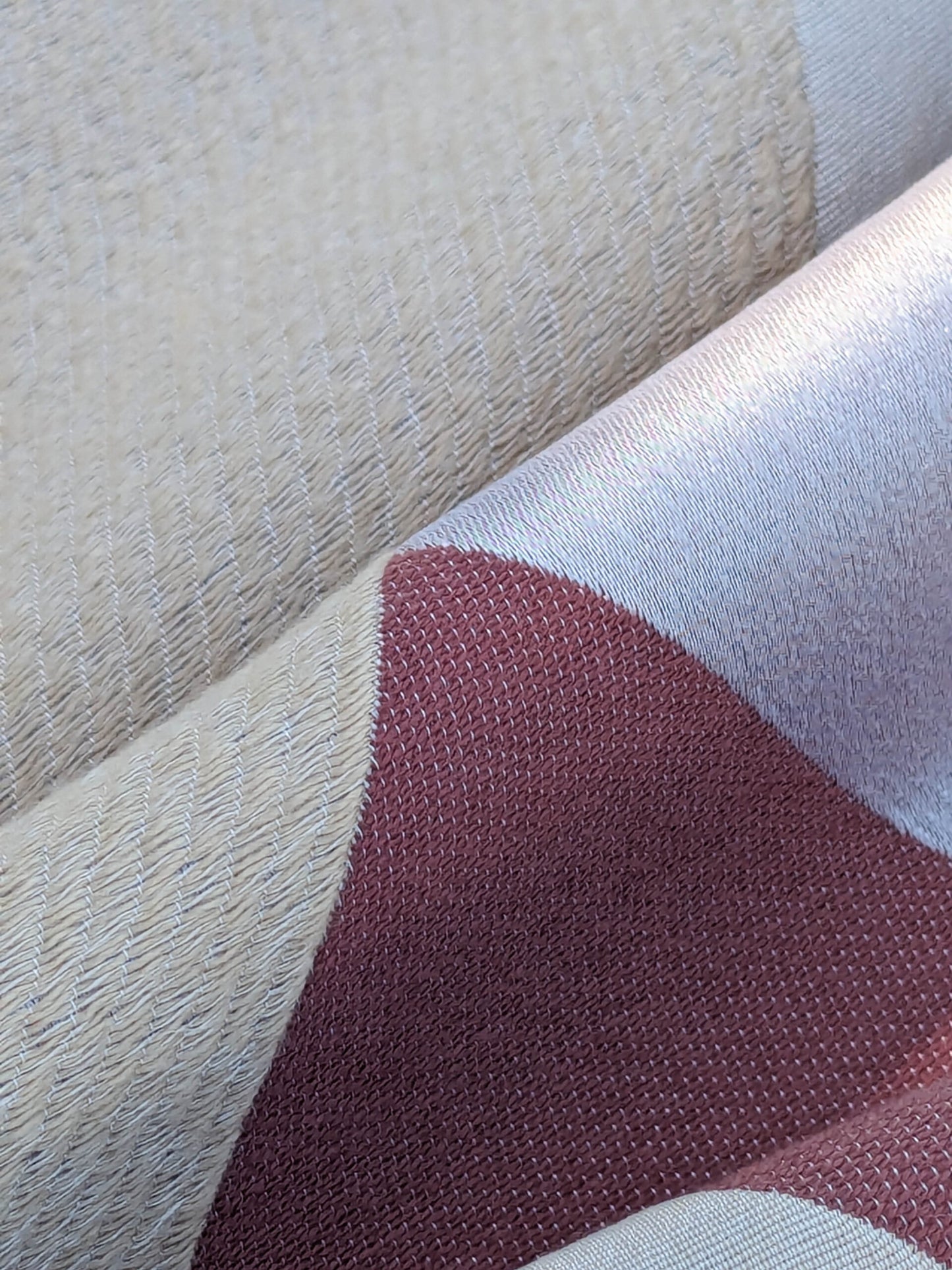 15 EV35 Length 2.8y Lelievre Scala M1 Poudre White Yellow Diamond Geometric Jacquard MSRP USD 500+/y