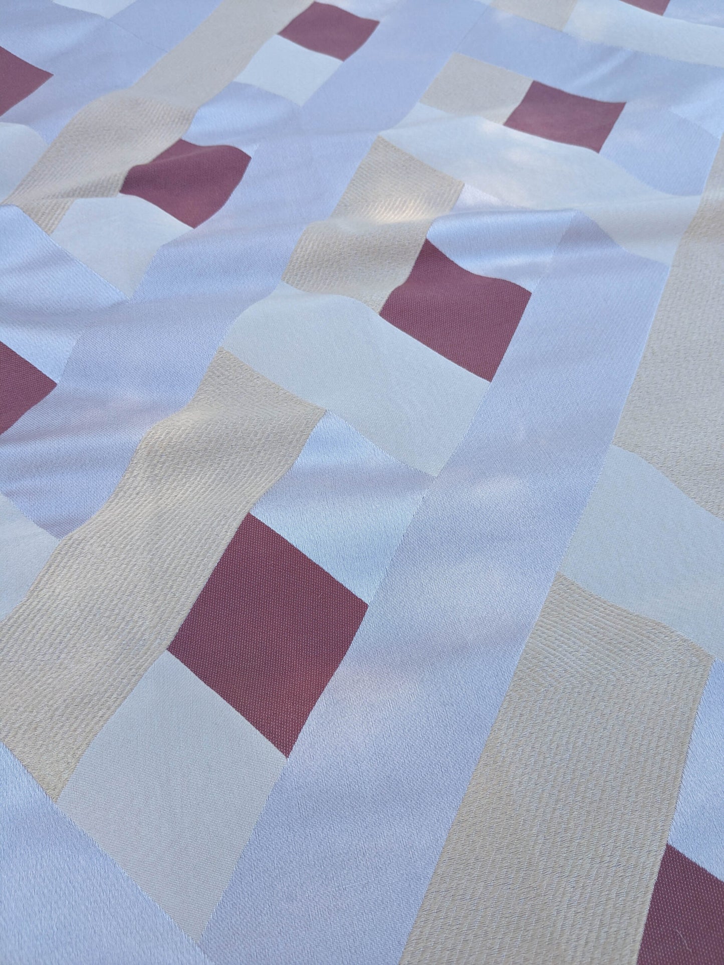 15 EV35 Length 2.8y Lelievre Scala M1 Poudre White Yellow Diamond Geometric Jacquard MSRP USD 500+/y