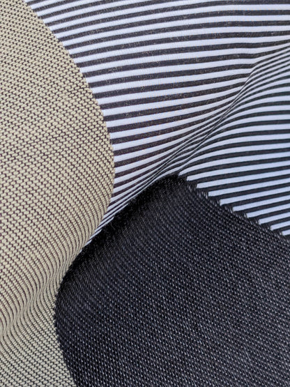 16 EV35 Length 2.8y Lelievre Paris Allure M1 Evening Black Brown White Beige Large Jacquard Abstract Graphic MSRP USD574/y