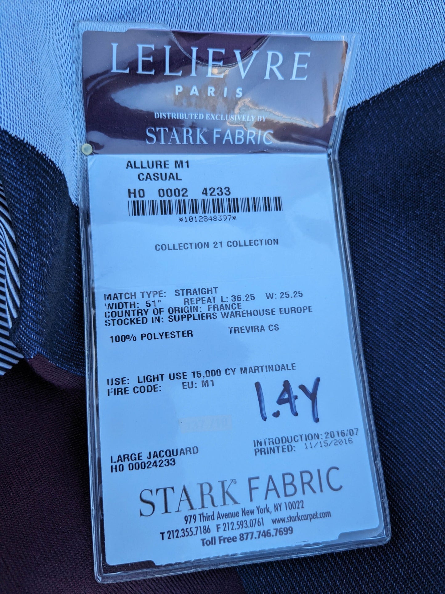 19 EV35 Length 1.4y Lelievre Paris Allure M1 Casual Blue Red White Large Jacquard Abstract Graphic MSRP USD574/y