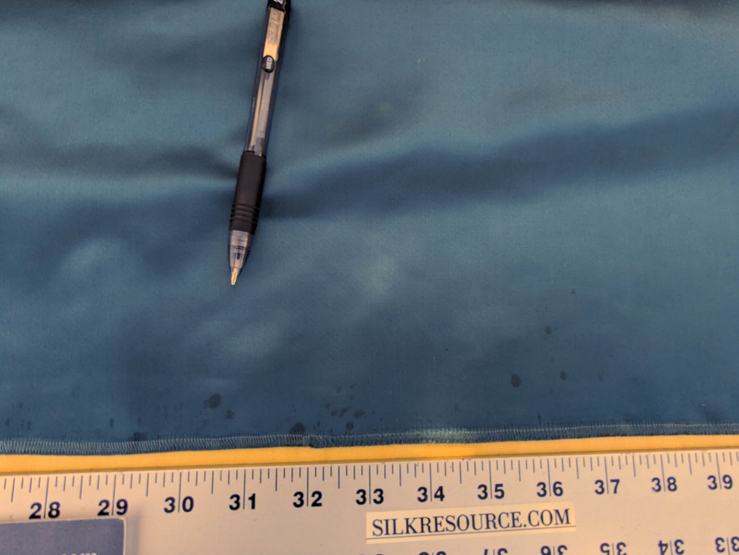 23 EV35 Length 2.5y Lelievre Miroir Canard Blue Gray Silk Plain MSRP USD 300+/y