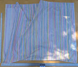 28 EV35 Length 2.5y Christian Fischbacher Ahoi Candy Stripe Sheers Rainbow Colors Children Nursery MSRP USD400+/y