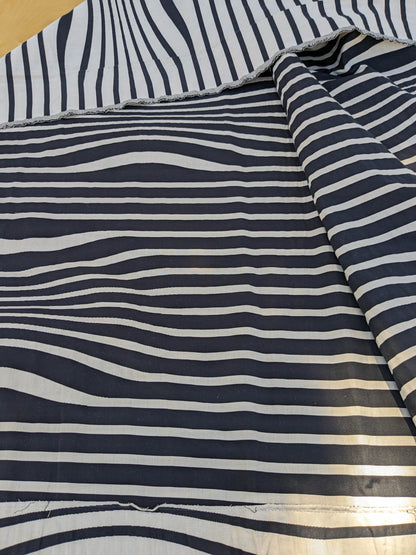 29 EV35 Length 2.5y Jean Paul Gaultier Illusion Reversible Graphite Black Beige Cotton stripe MSRP USD 644/y