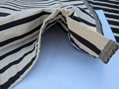 29 EV35 Length 2.5y Jean Paul Gaultier Illusion Reversible Graphite Black Beige Cotton stripe MSRP USD 644/y