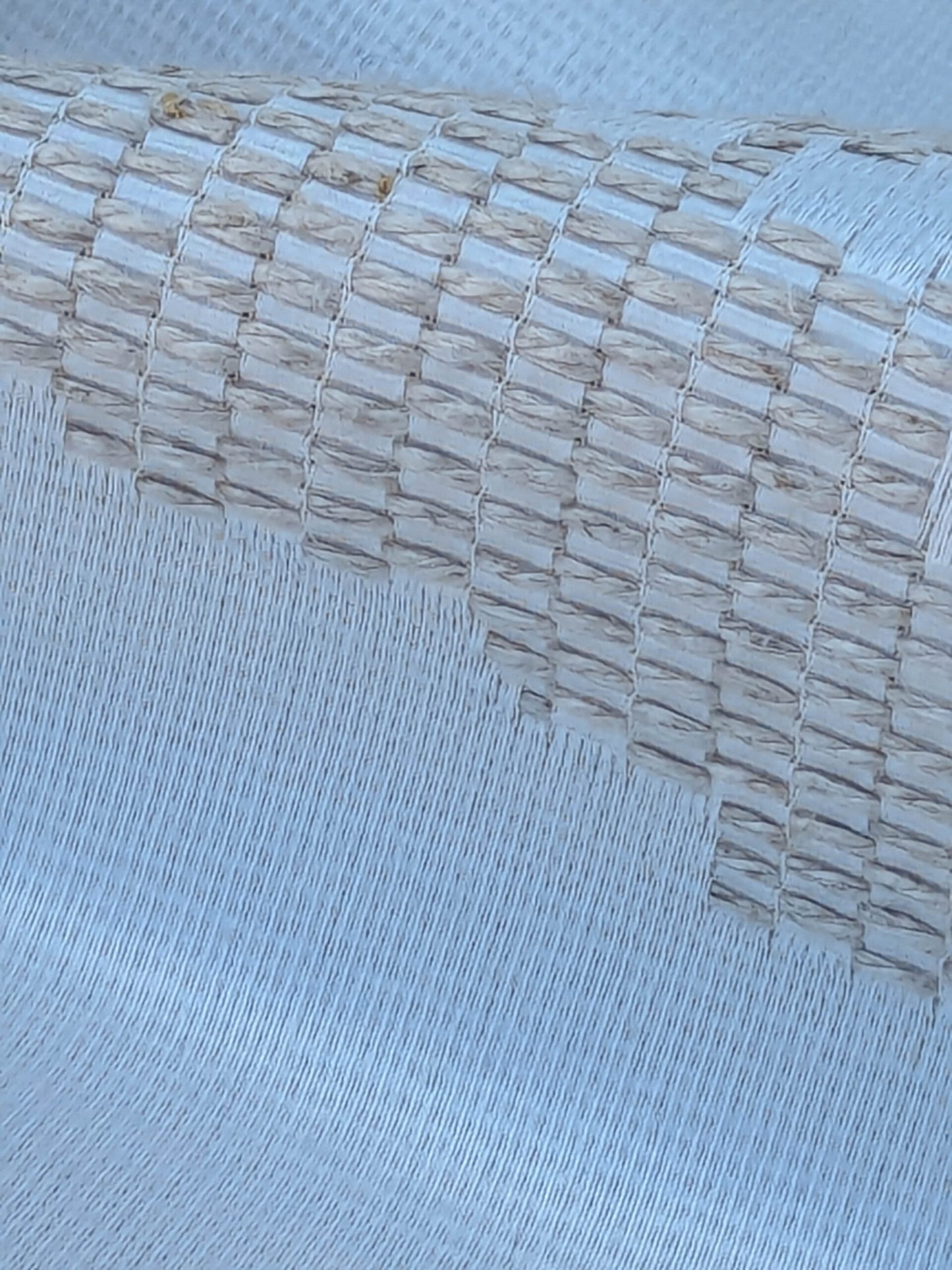 32 EV35 Length 2.5y Lelievre Paris Asuka Nacre Cream White Botanical Foliage MSRP USD688/y