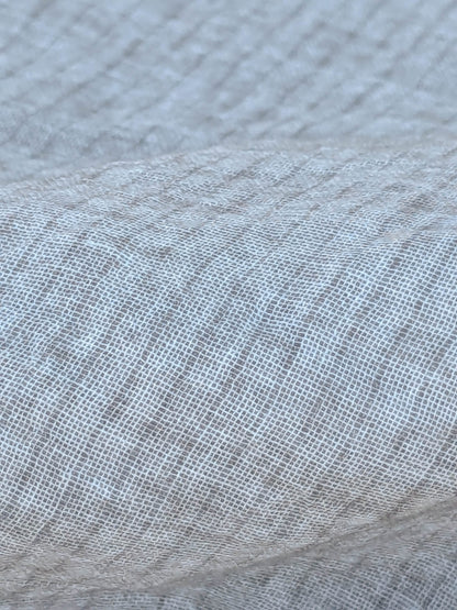 37 EV35 Length 2.4y Christian Fischbacher Nuvola Cocoa Gray Sheers Stripe MSRP USD 300+/y