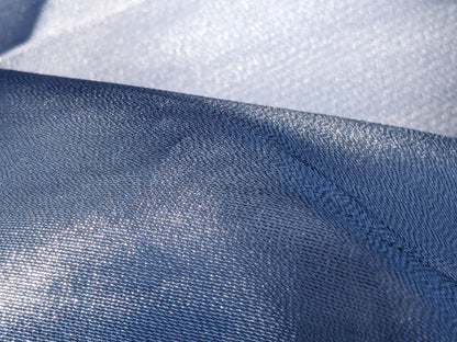 43 EV35 Length 2.9y Lelievre Adrien M1 Argent Light Gray Solid Sheers Polyester Trevira MSRP USD400/y