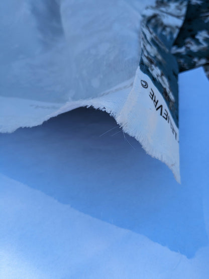 45 EV35 Length 1.4y Jean Paul Gaultier Angelots Petrole Blue W Floral Landscape Medallion MSRP USD 506/y