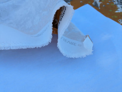 46 EV35 Length 1.4y Jean Paul Gaultier Angelots Terre Orange White Floral Landscape Medallion MSRP USD 506/y