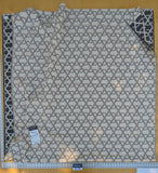 47 EV35 Length 2.8y Lelievre Ribon Argent Black Beige Jacquard Diamond Ogee Fretwork Lattice Large Jacquard MSRP USD 300+/y