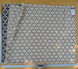 48 EV35 Length 2.4y Lelievre Ribon Argent Black Beige Jacquard Diamond Ogee Fretwork Lattice Large Jacquard MSRP USD 300+/y