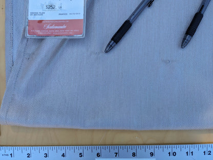 49 EV35 Length 2.4y Christian Fischbacher Astro Champagne Gray Viscose Plain MSRP USD400+/y