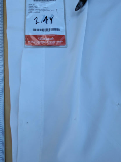 52 EV35 Length 2.8y Christian Fischbacher Benu Chroma Sky White Solid MSRP USD 300+/y