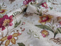 By Yard Scalamandre Old World Weavers Kentwell Rose Gold Natural English Chintz Linen Heavy MSRP USD 324/Y