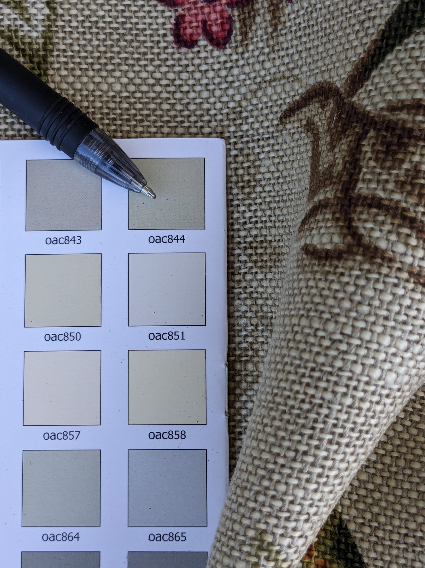 By Yard Scalamandre Old World Weavers Kentwell Rose Gold Natural English Chintz Linen Heavy MSRP USD 324/Y