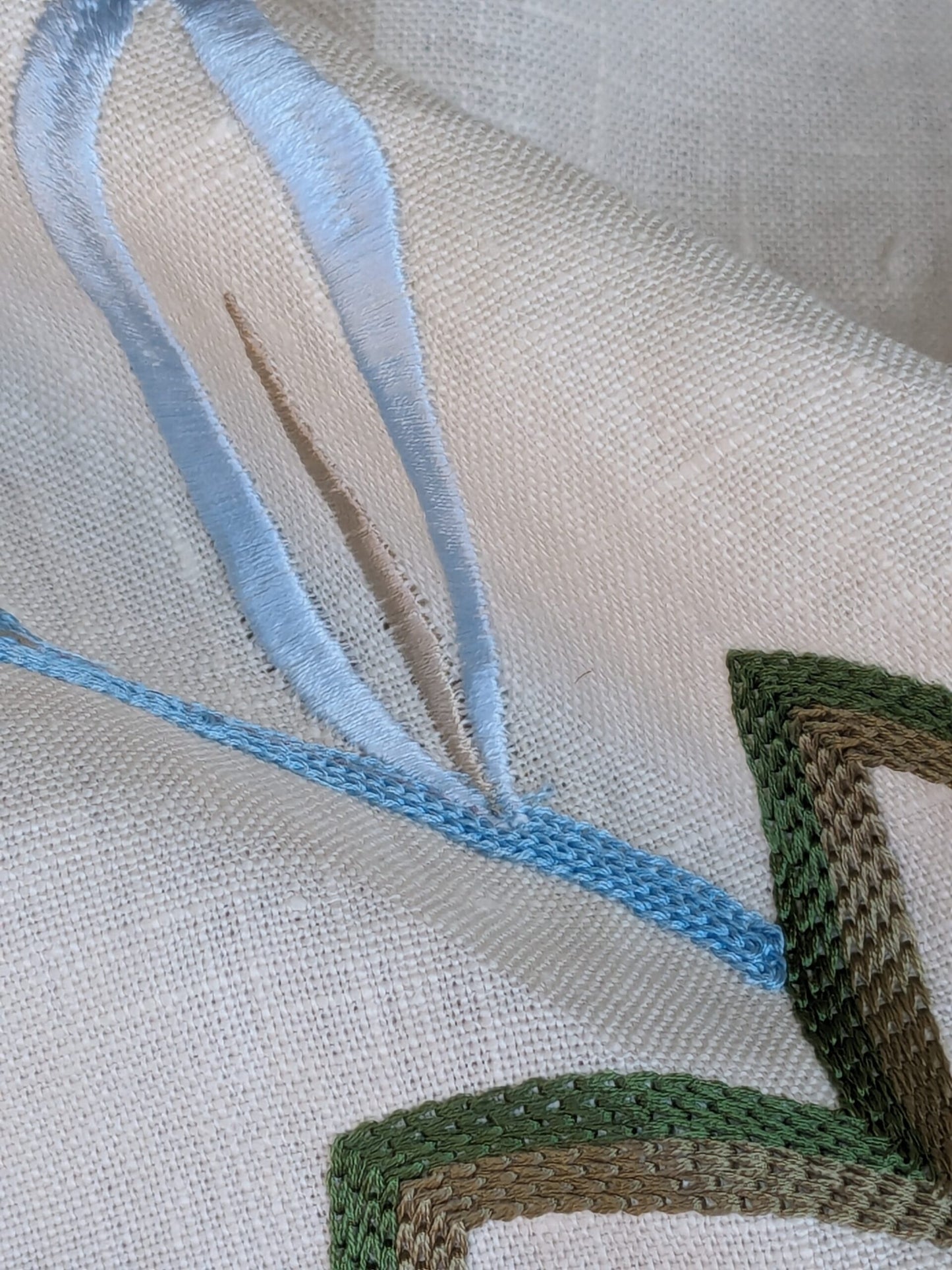 By Yard Lee Jofa Hatherleigh Trail Multi/blue Embroidery MSRP USD 296y