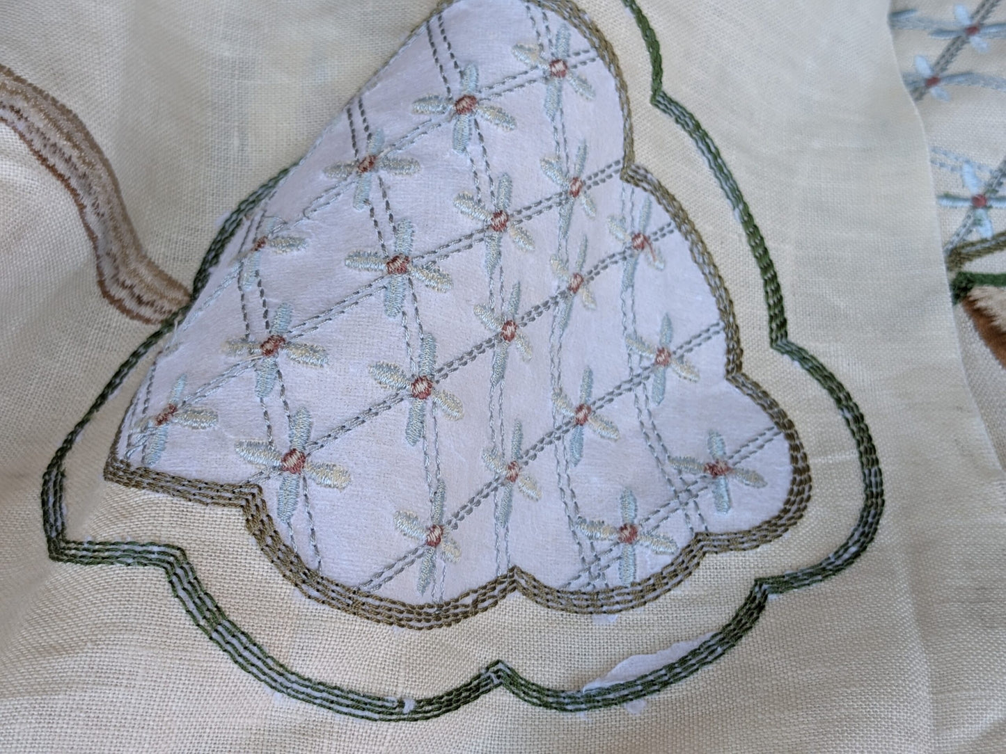 By Yard Lee Jofa Hatherleigh Trail Multi/blue Embroidery MSRP USD 296y