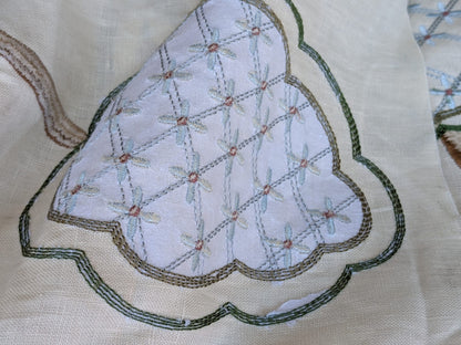 By Yard Lee Jofa Hatherleigh Trail Multi/blue Embroidery MSRP USD 296y