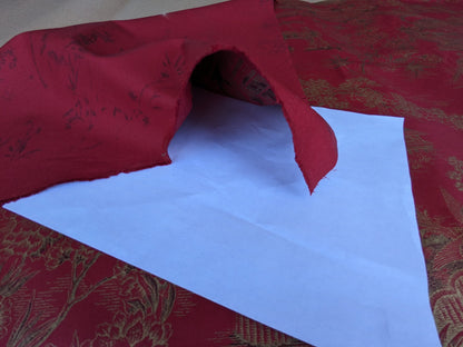 Ralph Lauren Chinoisery Toile Silky Cotton Crimson Gold