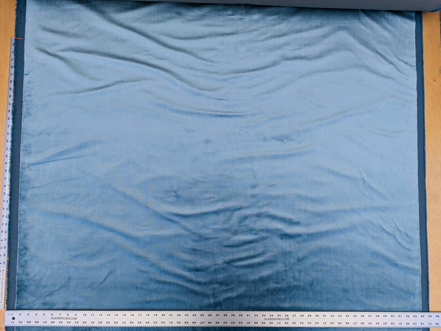 Scalamandre Canale Bleu Royal Blue Silk Solid MSRP USD 1432/Y