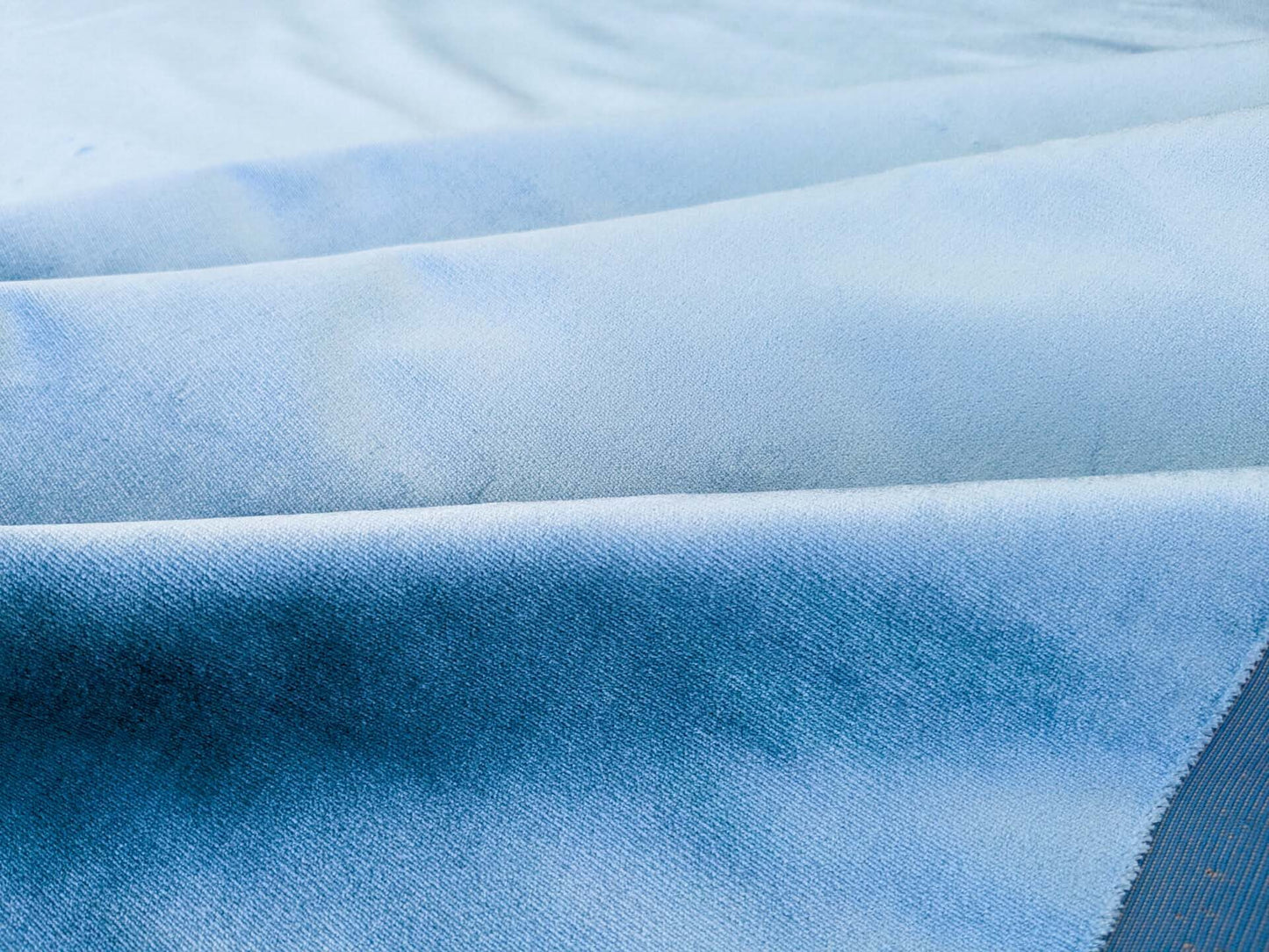 Scalamandre Canale Bleu Royal Blue Silk Solid MSRP USD 1432/Y