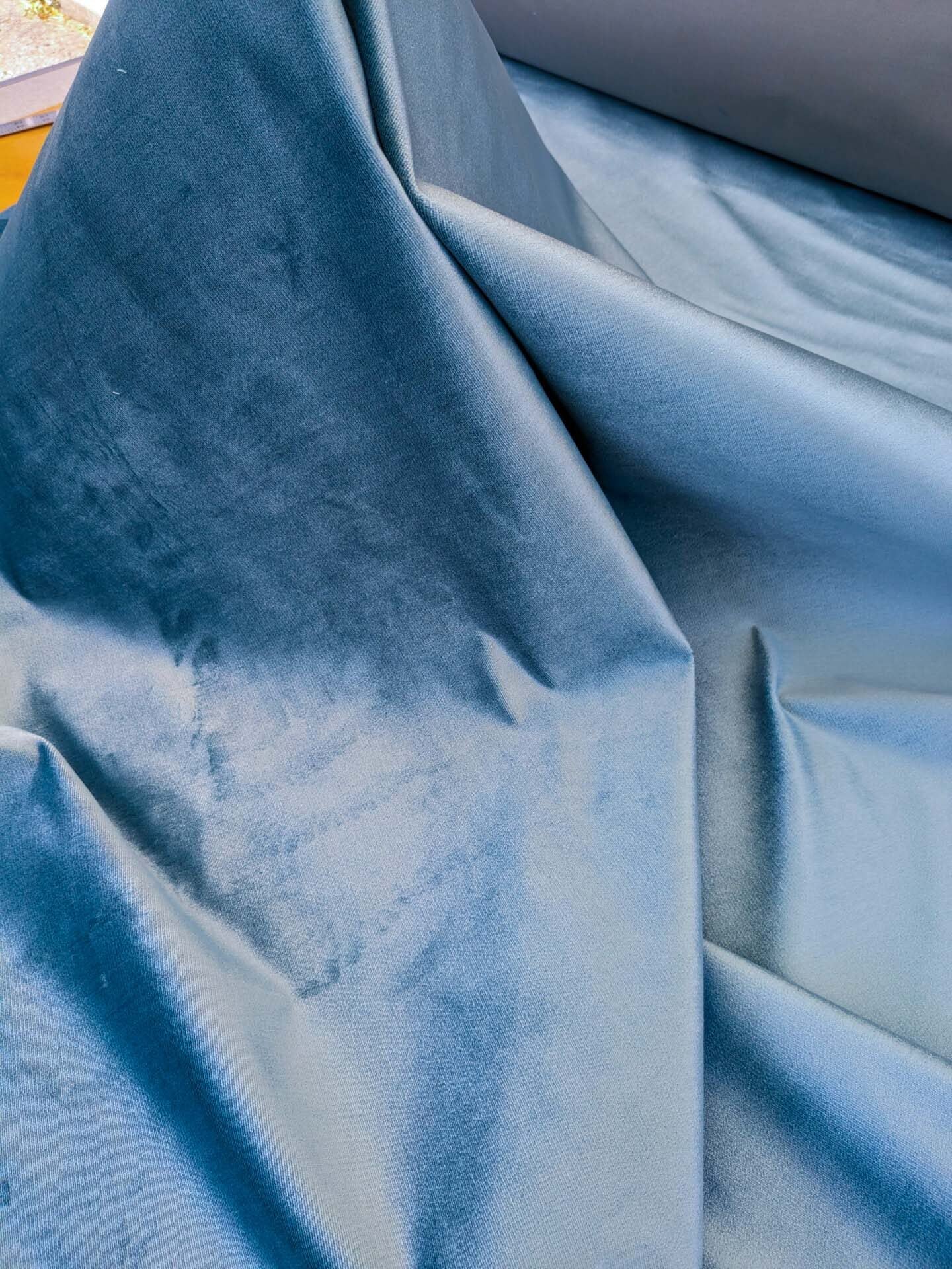 Scalamandre Canale Bleu Royal Blue Silk Solid MSRP USD 1432/Y