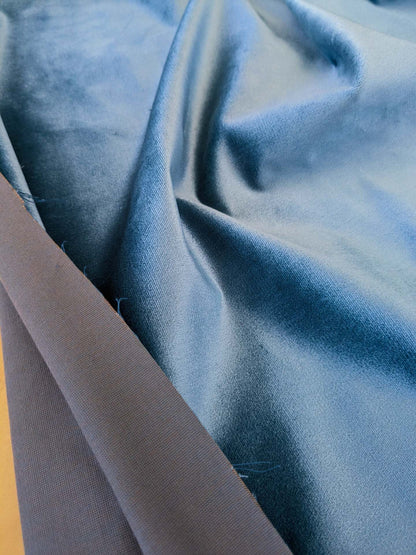 Scalamandre Canale Bleu Royal Blue Silk Solid MSRP USD 1432/Y