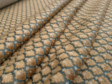 Scalamandre Verrier Fabric - Aqua Topaz Blue