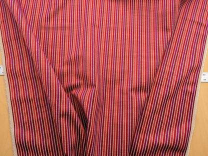 by yard Scalamandre Sirocco Rouge Red Purple Stripe MSRP USD320/y