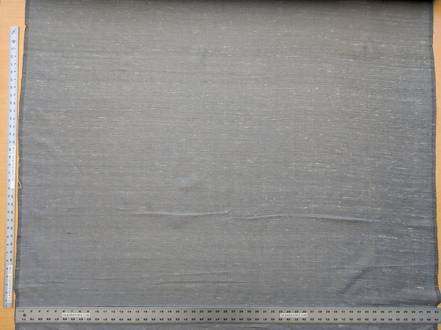 Scalamandre Vienne Texture Pewter Gray Silk Solid Texture MSRP USD 276/y