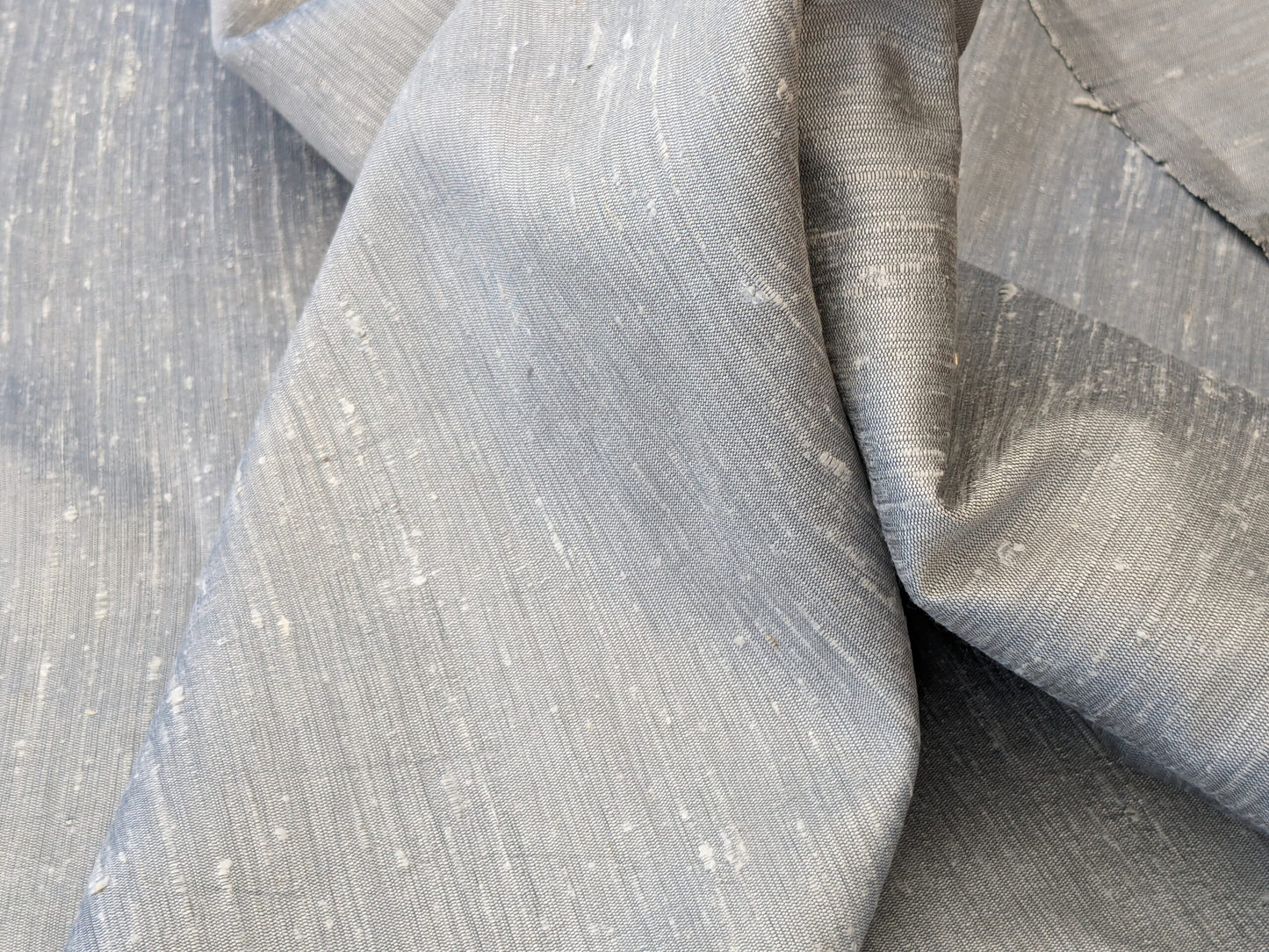 Scalamandre Vienne Texture Pewter Gray Silk Solid Texture MSRP USD 276/y