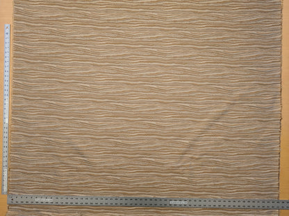 Scalamandre End Paper Dune Brown Tan Gold 100% Silk Glamorous Marbled Paper Wave MSRP USD 378/y