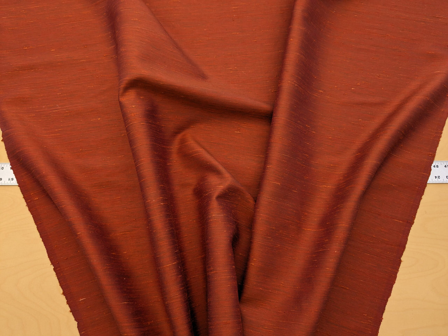 Scalamandre Vienne Texture Red Silk Solid Texture MSRP USD 276/y