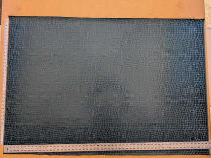 Scalamandre Gator Lagoon Blue Viscose Blend Small Scale MSRP $210/y