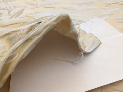 Scalamandre Sophie Ivory Silk Cotton Floral MSRP USD318/y