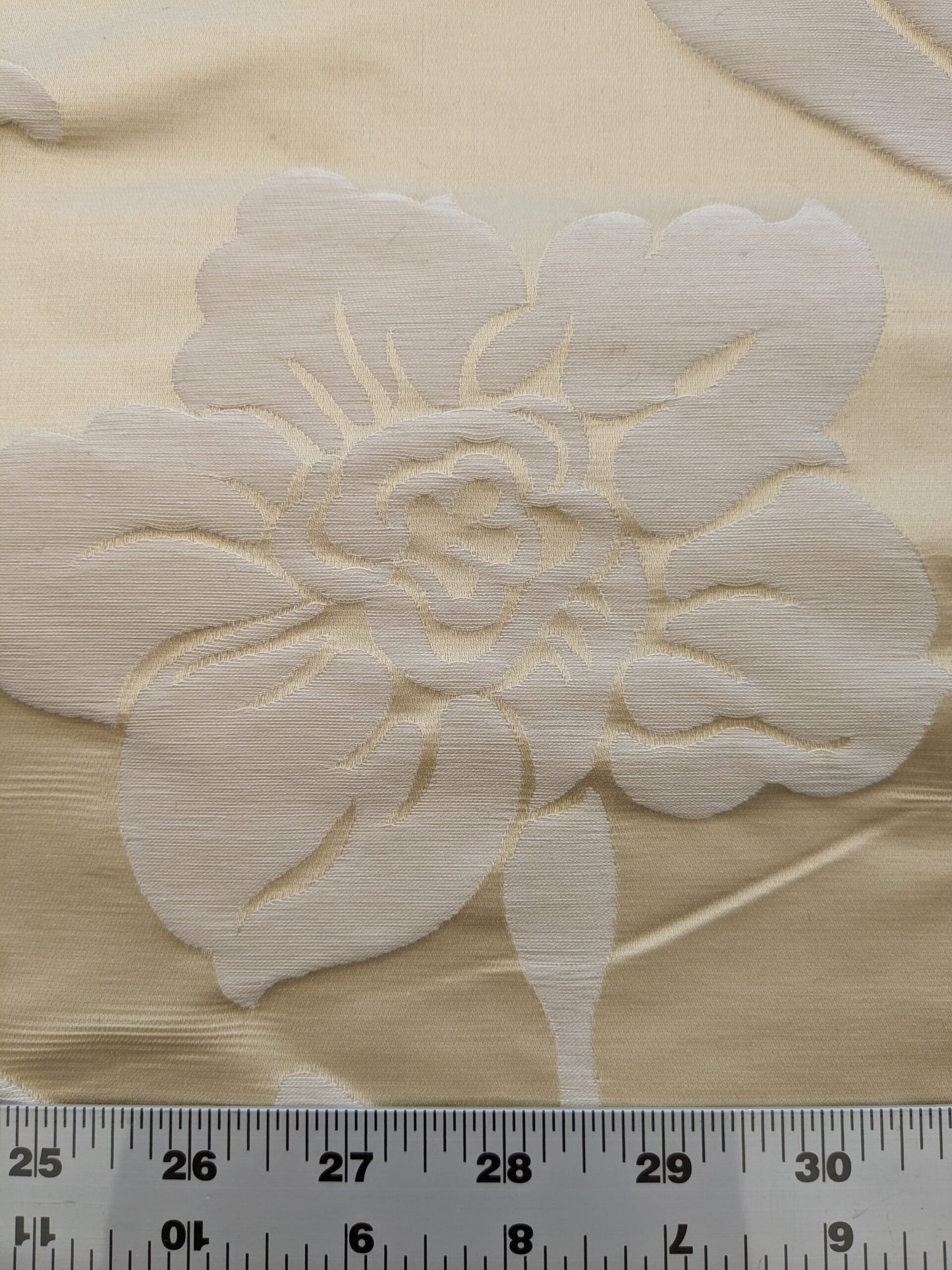 Scalamandre Sophie Ivory Silk Cotton Floral MSRP USD318/y