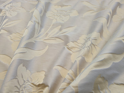 Scalamandre Sophie Ivory Silk Cotton Floral MSRP USD318/y