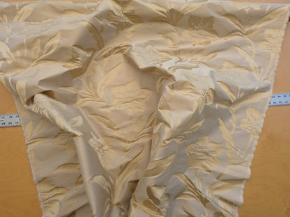 Scalamandre Sophie Ivory Silk Cotton Floral MSRP USD318/y