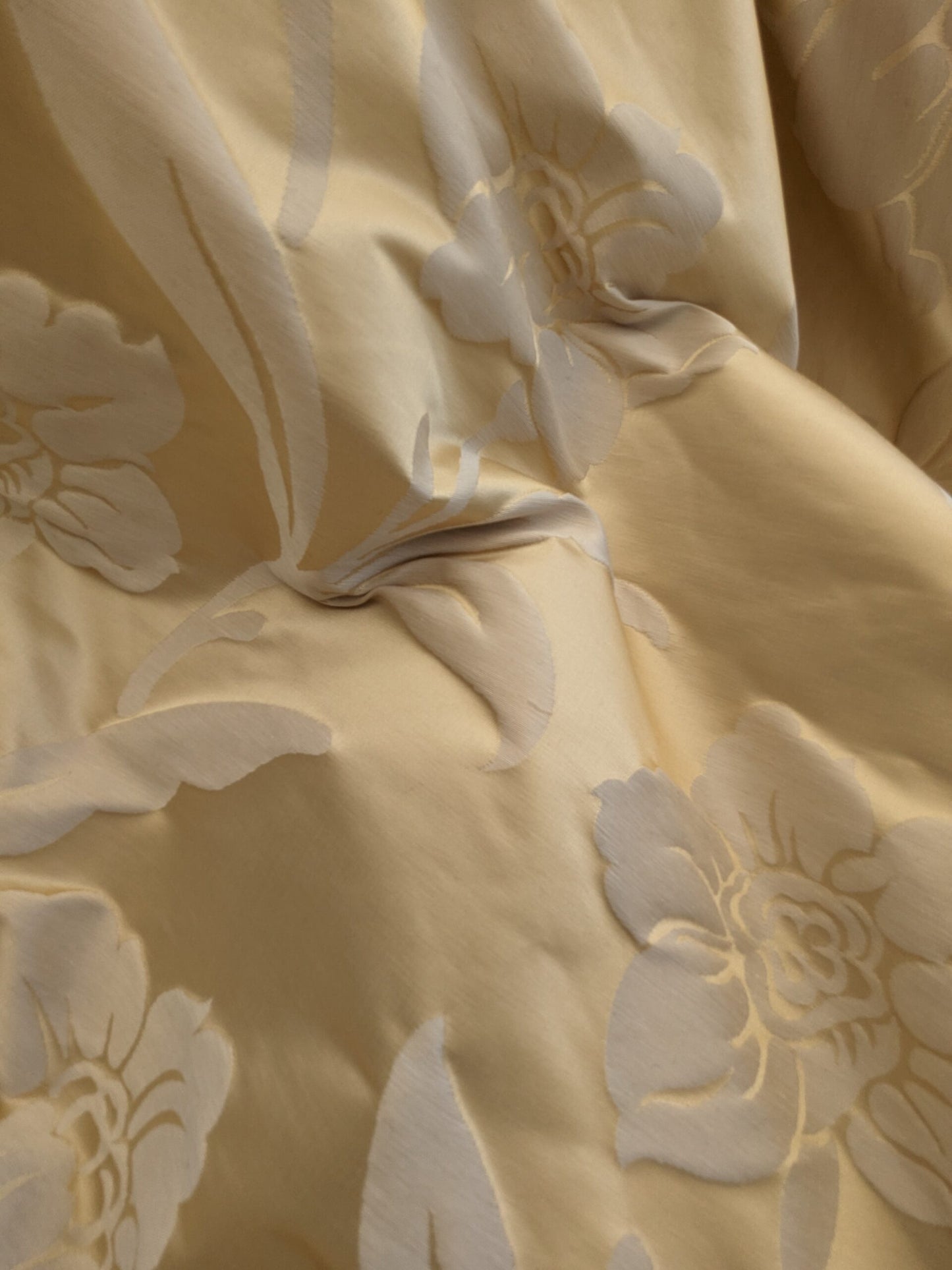 Scalamandre Sophie Ivory Silk Cotton Floral MSRP USD318/y